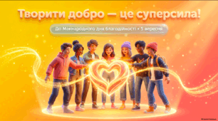 Творити добро — це суперсила! Презентація до Міжнародного дня благодійності 5 вересня