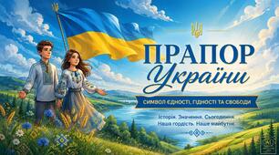 Презентація "Прапор України (символ єдності, гідності та свободи)"