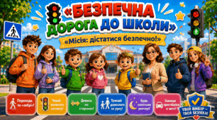 🚦 «Безпечна дорога до школи» 🏫 2026  «Місія: дістатися безпечно!» + Конспект