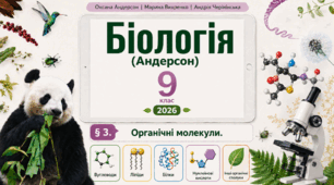 Органічні молекули. Біологічні макромолекули — біополімери. Презентація, інфографіка, робочий аркуш