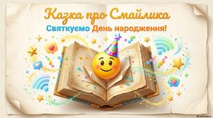 19 вересня - День народження смайла. Презентація "Казка про смайлика. Святкуємо день народження!"