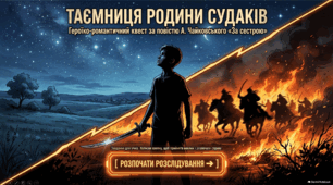 Інтерактивна презентація "Історія козацької родини Судаків у повісті Андрія Чайковського «За сестрою»"