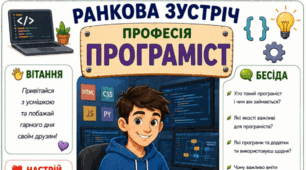 Ранкова зустріч. Професія дня - ПРОГРАМІСТ