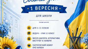 Сценарій свята Першого дзвоника на 1 вересня | 1–11 класи | Готовий сценарій у Word