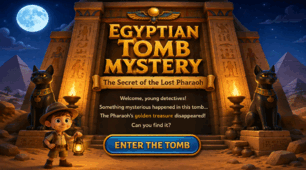 Egyptian Tomb Mystery. Урок Let's play 3 за підручником "Smart Junior for Ukraine" 4.