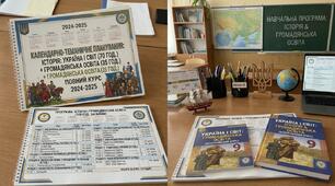 Календарно - тематичне планування 8 клас 2026-2027 н.р. (просте) з інтегрованого курсу " Історія: Україна і світ" + Громадянська освіта ( 88 год./ 2,5 год.в тиж. Підручник Васильків)