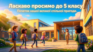 Презентація «Ласкаво просимо до 5 класу!» 🎒✨