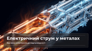 Електричний струм у металах. Залежність електричного опору металу від температури, температурний коефіцієнт опору. Явище надпровідності.