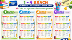 Вербальне оцінювання 1–4 класи | 24 аркуші