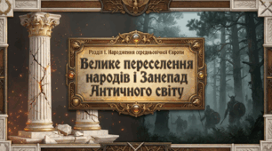 Велике переселення народів.Занепад Античного світу
