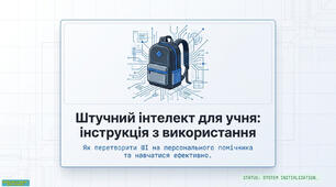 Штучний інтелект для учня: Інструкція з використання