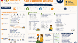Готовий урок німецької мови A1.1 - A1.2 | Freizeit • Imperativ • Uhrzeit • Wohin? • Akkusativ • Personalpronomen
