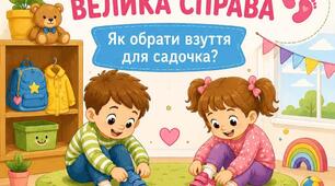 Консультація «Яке обрати взуття для садочка»
