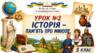 Історія пам’ять про минуле.