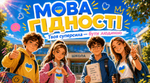 Меганабір. Перший урок 2026-2027 «Мова гідності» НУШ — Презентація +Конспект + Роздатковий матеріал + Постер + Закладки +Браслети+ Чекліст