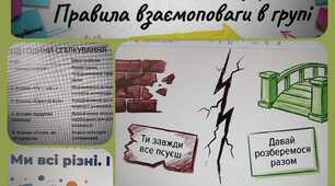 Виховна година "Ми-КОМАНДА: правила взаємоповаги в групі".