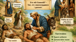 Презентація з літературного читання для 4 класу "Про Самарянина". Євангельська притча