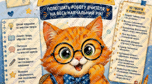 🐱 Українська література 7 клас: яскраві робочі аркуші з Мурчиком 📚 Готовий комплект, який полегшить роботу вчителя на весь навчальний рік!