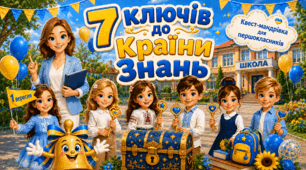 7 ключів до Країни Знань — анімована інтерактивна презентація для першокласників. 1 вересня, День знань, перший урок