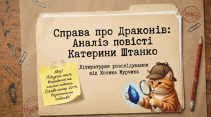 📚🐉 Пригодницька інтрига в повісті Катерини Штанко «Дракони, вперед!» + яскравий робочий аркуш від котика Мурчика 🐱✨