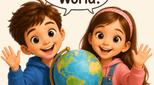 ✨ ГОТОВИЙ КОМПЛЕКТ ПЕРШОГО УРОКУ: «Hello, World!» (1 клас, Англійська мова)