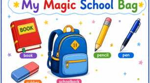 ✨ ГОТОВИЙ КОМПЛЕКТ УРОКУ: «My Magic School Bag» (1 клас, Англійська мова)