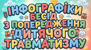 Інфографіка до бесід з попередження дитячого травматизму