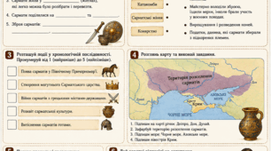 🐎 Аркуш-завдань «Сармати — кочовики Великого степу»