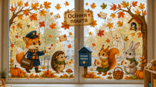 Оформлення простору «Осінній ліс»