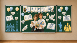 💛💙«Україна в серці» — 1 Вересня у сучасному стилі!
