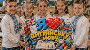 Фотобутафорія «Я ❤️ англійську мову»
