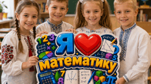 Фотобутафорія «Я ❤️ математику »