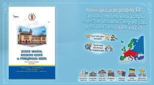 Робочі аркуші ІІІ розділ за підручником інтегрованого курсу «Історія України, всесвітня історія та громадянська освіта» 2026