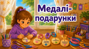 Медалі-подарунки 1-4 класи