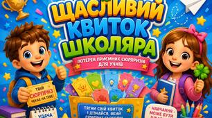 Щасливий квиток школяра — лотерея приємних сюрпризів для учнів.