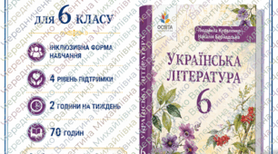 Word-файл на 70 годин (2 год) з модифікованою програмою для 6 класу, інклюзивна форма навчання, 4 рівень підтримки.