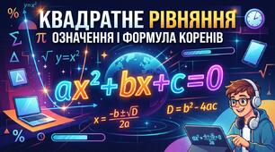 Квадратне рівняння. Означення і формула коренів