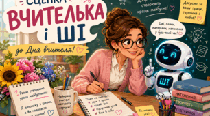 🎭 Сценка «Вчителька і ШІ» до Дня вчителя