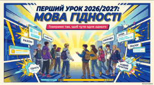 Перший урок 2026/2027 «Мова гідності» — презентація для 5–9 класів