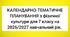 КАЛЕНДАРНО-ТЕМАТИЧНЕ ПЛАНУВАННЯ з фізичної культури для 7 класу на 2026/2027 навчальний рік. З групами результатів