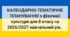 КАЛЕНДАРНО-ТЕМАТИЧНЕ ПЛАНУВАННЯ з фізичної культури для 8 класу на 2026/2027 навчальний рік