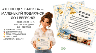 🤗«Тепло для батьків» — маленький подарунок до 1 Вересня!