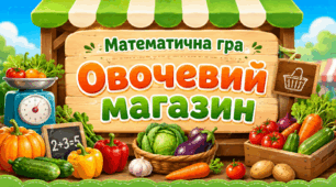 Математична гра "Овочевий магазин"