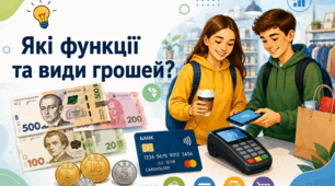 Презентація " Які функції та види грошей" 8 клас