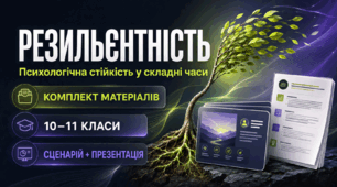 Резильєнтність: психологічна стійкість у складні часи | Сценарій виховної години + презентація | 10–11 класи