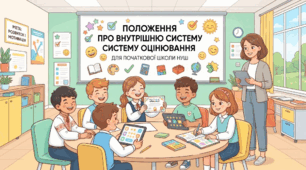 ПОЛОЖЕННЯ про внутрішню систему оцінювання результатів навчання здобувачів освіти початкових класів