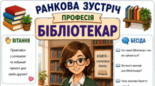 Ранкова зустріч. Професія дня - БІБЛІОТЕКАР