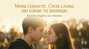 Мова гідності: бачити Людину за словами (для учнів 7-10 класів)