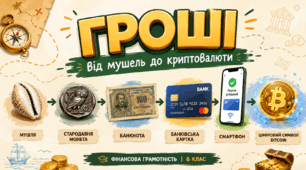 Гроші від мушель до криптовалюти