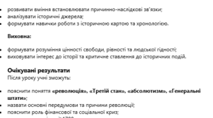 Велика французька революція: передумови, причини та початок Клас: 9